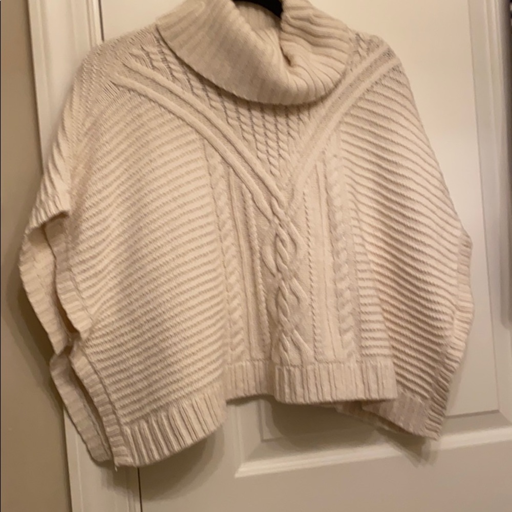 Gap kids poncho/sweater with turtleneck.